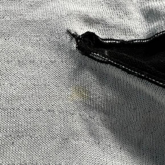 Women's Black and White Open Front Cardigan - Picture 12 of 12